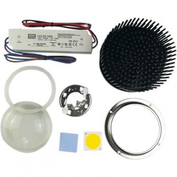 CREE COB CXB3590 LED Grow Light with Heat Sink and Lens