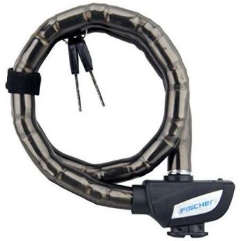FISCHER Glieder-Fahrradschloss, Länge: 700 mm, schwarz Durchmesser: 18 mm
