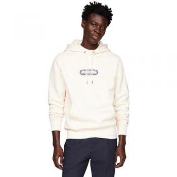 Tommy Hilfiger Sweatshirt Track Graphic MW0MW34445 Beige Regular Fit XL Herren