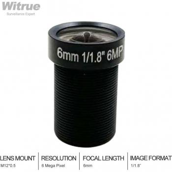 Witrue 6MM F1.62 HD Lens for IP Security Cameras