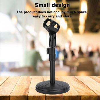 Iron Base Adjustable Microphone Holder