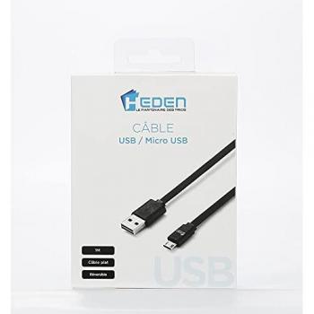 USB Micro 1m Nero Piatto Reversibile