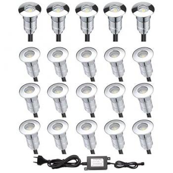 LECLUBLED Mini SP‑E02: 46 Spots LED, Temperatura Blanco Cálido (2700 K), Todo Incluido
