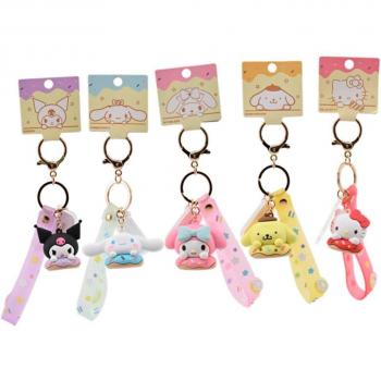 Llavero Hello Kitty y Amigos Donut 1 Unidad Aleatoria