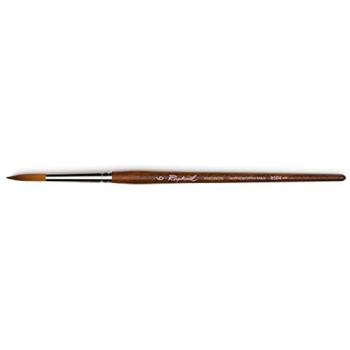Raphael Precision 8504 Short‑Handle Brush – Natural, Round, 6 mm