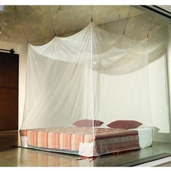 Cocoon Moskitonetz Doppel, 200 x 200 cm, Weiß