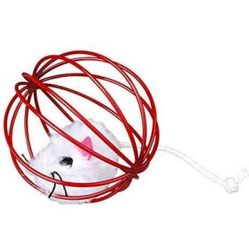 Trixie Spielmaus im Gitterball, Ø 6 cm, versch. Farben