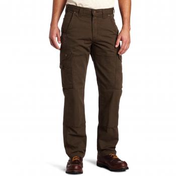 Carhartt Herren Arbeitshose Ripstop Dunkelkaffee, W32/L30