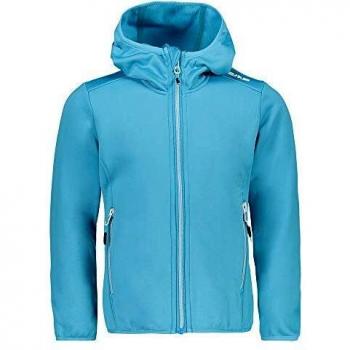 CMP Fleecejacke Jacke für Mädchen FIX Hood grün & blau atmungsaktiv elastisch wärmend