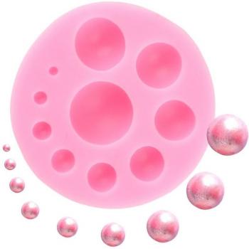 Pearl Semi-Sphere Silicone Mold for Fondant and Cake Decoration