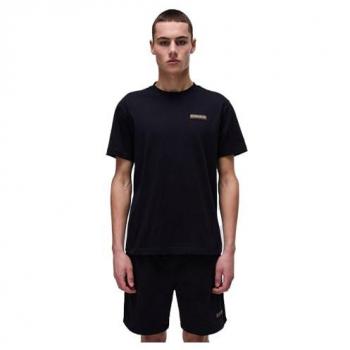 Classic Round Neck Laato T-Shirt (Black, Male, Size S)