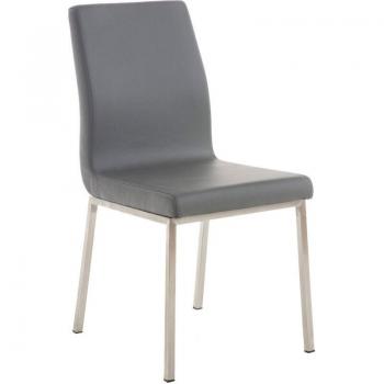 Poltrona Sala Stilosa PVC Grigio