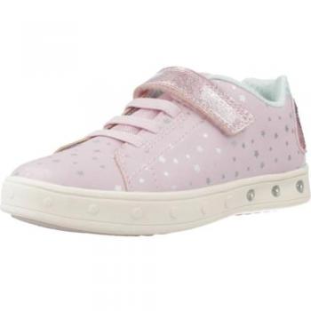 Geox Girls' Skylin Breathable Light-Up Sneakers