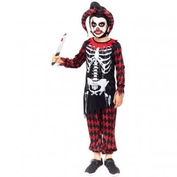 Disfraz de Esqueleto Payaso para Niños
