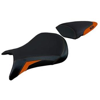 Tessuto Rivestimento Sella Kawasaki ZX‑6R 2005‑2006, Mod. Juri 2OR, Arancio