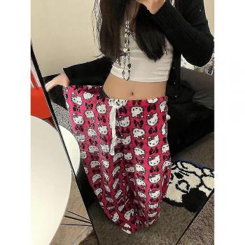 Pantalones Suaves Engrosamiento con Hello Kitty