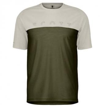Scott Merino Kurzarm-Sportshirt Defined grün/weiß 2024 S (44/46)