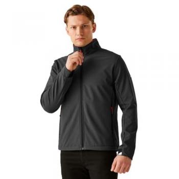 Dendrick Softshell Impermeable Hombre Gris para Montaña