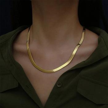 Collana “Lusso Dorato” – Girocollo Argento Sterling 925 e Oro 18K