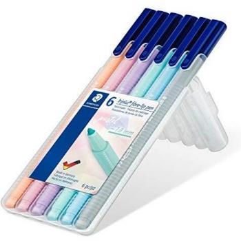 Rotulador Staedtler Triplus Pastel 6 colores