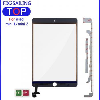 Volledige vervangingseenheid met touchscherm en knop voor iPad Mini 1/2/3, comp. model A1432, A1454, A1455