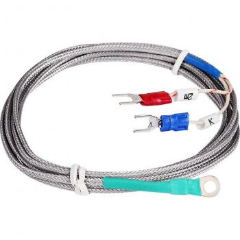 Sensor de temperatura K con arandela de 5mm y cable industrial de 2M