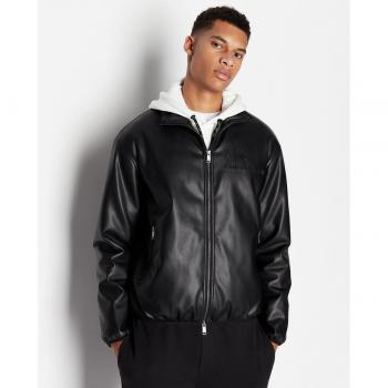 Armex Piel Hombre Chaqueta Relieve