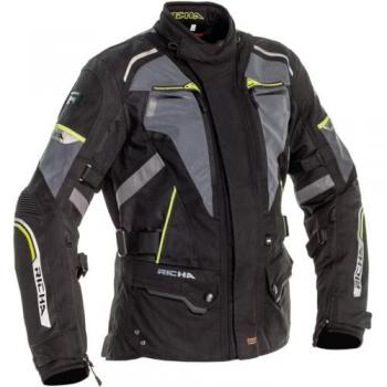 Veste Moto Femme Richa Infinity 2 Flare Imperméable Gris-Jaune XS
