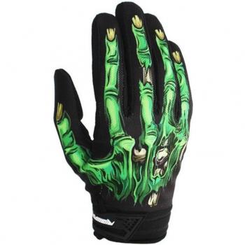 Skull & Skeleton Racing Gloves – Unisex, Vollfinger, Fahrrad & Motorrad