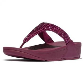 Tongs FitFlop Lulu Maxi-Crystal pour femme