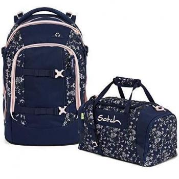 Bloomy Breeze 2‑teiliger Schulrucksack von Satch Pack