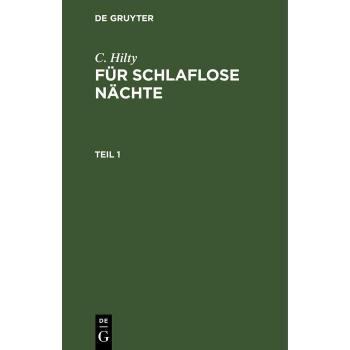 Vitalsource Technologies, Inc. C. Hilty: F?r schlaflose N?chte. Teil 1