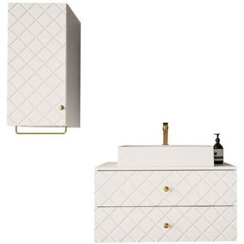 Merced 100% Bianco Bagno Set