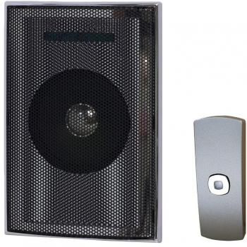 Black Bluetooth Doorbell Chime with Blue LED – LW6007