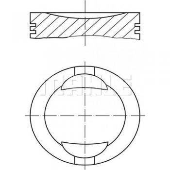 Pistón Mahle 009 36 00