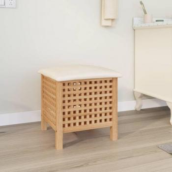 Taburete de baño de nogal de alta calidad