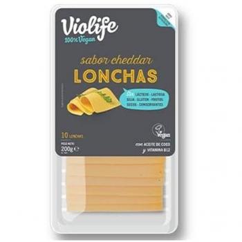 3 x Lonchas Veganas Sabor Cheddar Violife 500 g