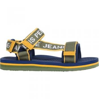 Pepe Jeans Sandalias de Cierre Adherente Tipo Trek 39 Verde