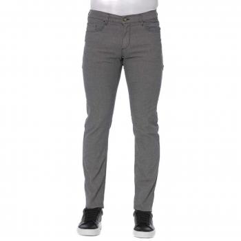 Trussardi Jeans Gray Slim-fit Pants