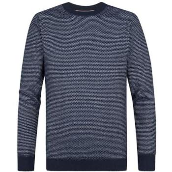 Men’s Dark Denim M-3050 KWR209 Wool Sweater by Petrol Industries