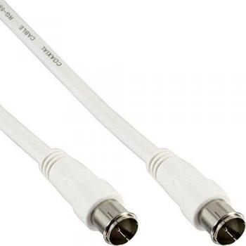 InLine 69301Q câble coaxial 1 m F Sat Noir