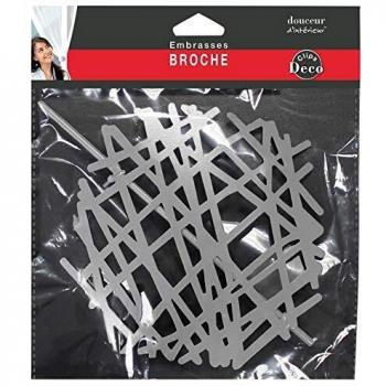 Fermacapasta PHAROS – 17 cm Metallo Verniciato Grigio