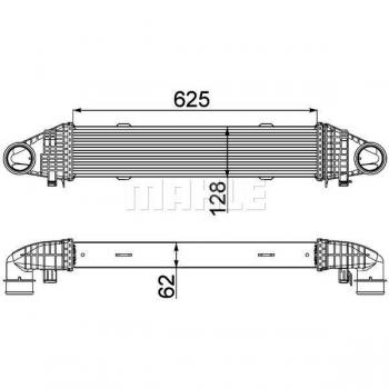 Refroidisseur d'admission Mahle Original 2045000300