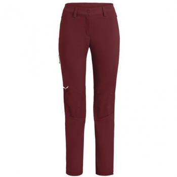 Calça Salewa Puez Orval 2 – Versão feminina, cor bordô, 38