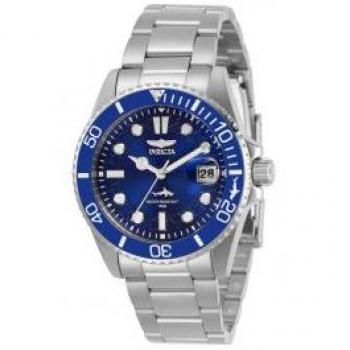 INVICTA Pro Diver 38 mm Zilver Horloge Unisex