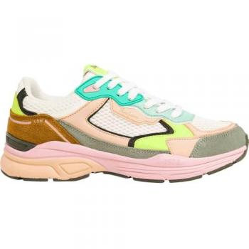 Sneakers Pepe Jeans Dave Bassa Giallo Cachi Oliva Bianco