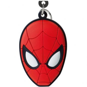 Cinturón de clave: Llavero Spiderman con monograma, PVC, sensación suave