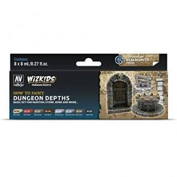 Kit Pittura Vallejo Wizkids Premium (Tinta Insonne)