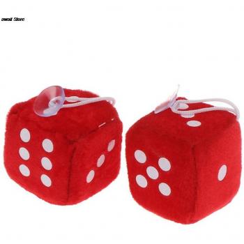 Fuzzy Dice Interior Car Decor