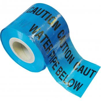 Faithfull Water Pipe Warning Tape Blue 150mm 365m